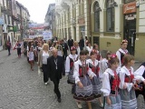 Uczestnicy na ul. Kazimierza Wielkiego