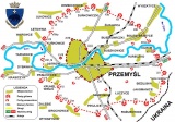 Mapa Twierdzy Przemyl