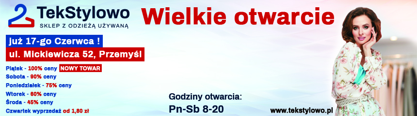 TekStylowo - Sklep z odzie uywan - Wielkie Otwarcie !