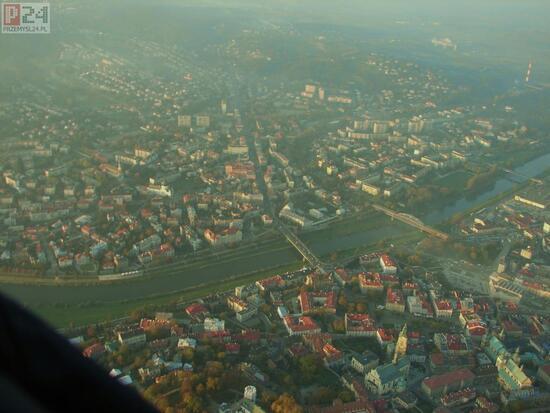 z wysokoci przekanika