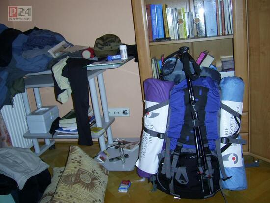 Ostatnie chwile przygotowa� na wypraw�.