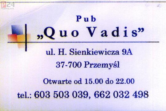 Pub Quo Vadis